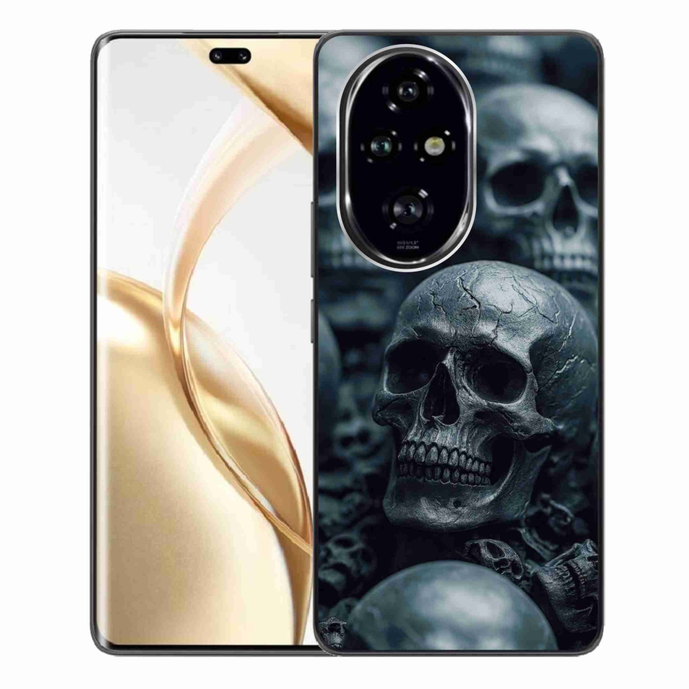 Gélový kryt mmCase na Honor 200 Pro 5G - lebka 2