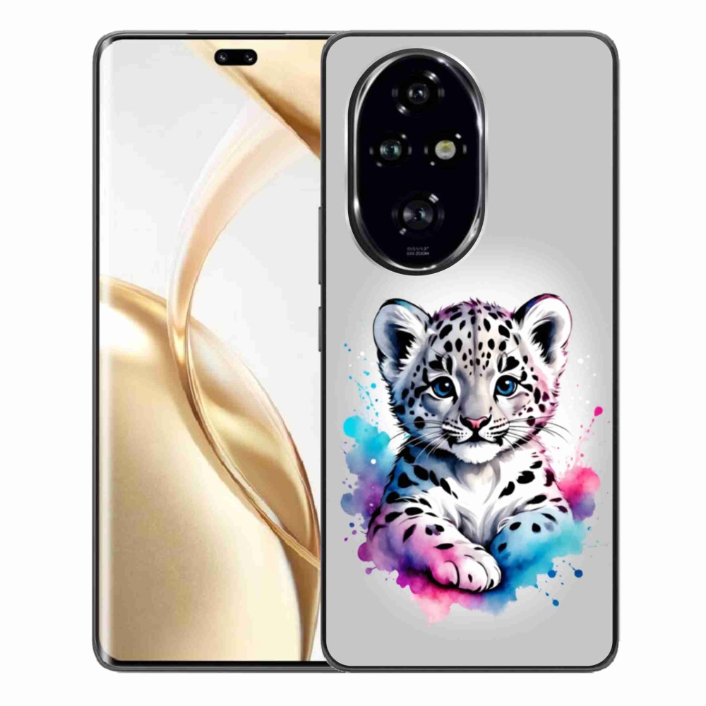 Gélový kryt mmCase na Honor 200 Pro 5G - leopardej mláďa