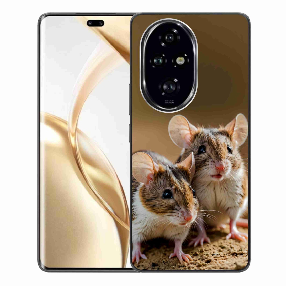 Gélový kryt mmCase na Honor 200 Pro 5G - myší duo
