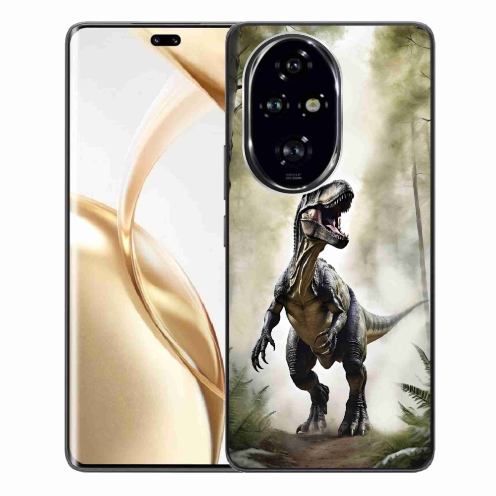 Gélový kryt mmCase na Honor 200 Pre 5G - naštvaný T-Rex