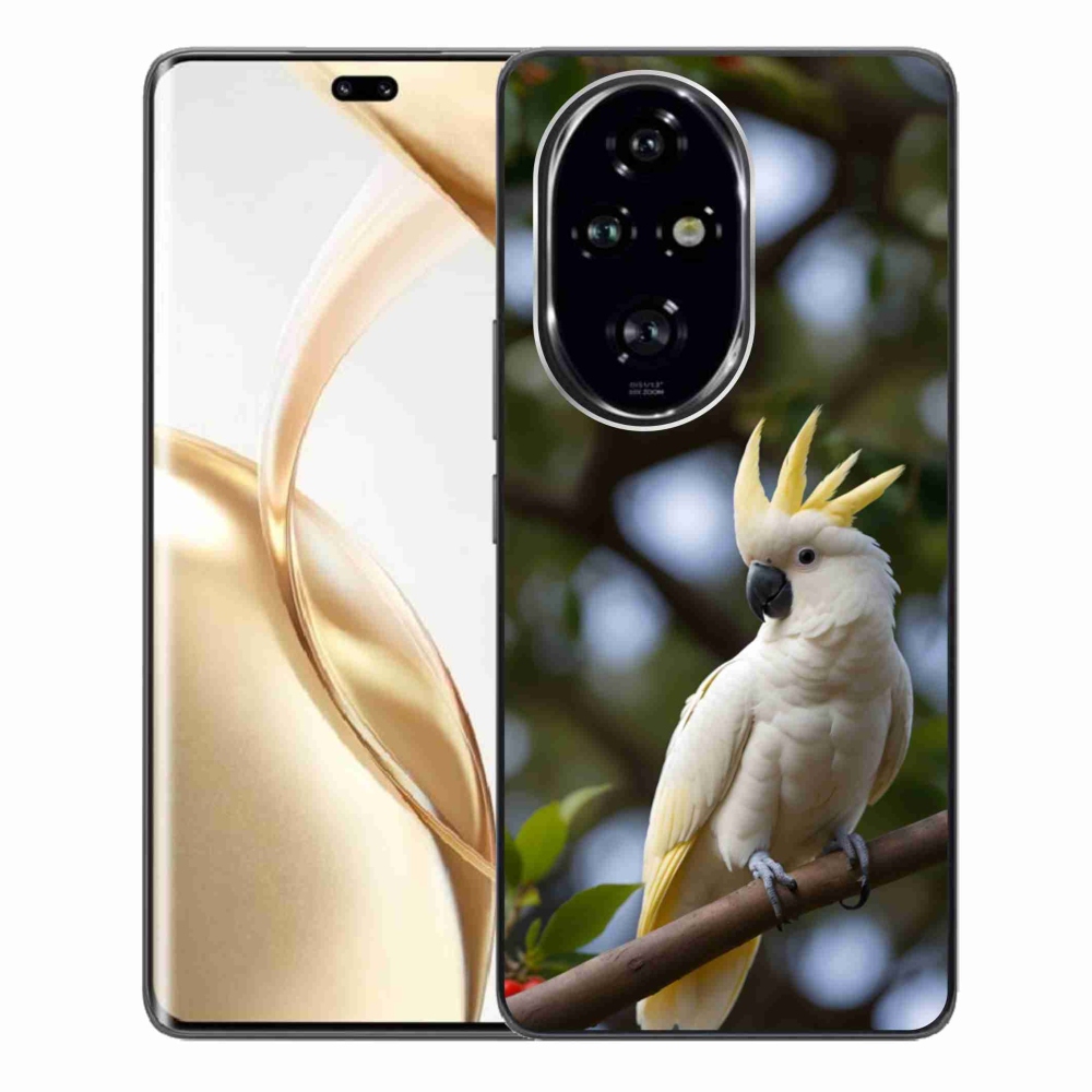 Gélový kryt mmCase na Honor 200 Pre 5G - papagáj kakadu 3