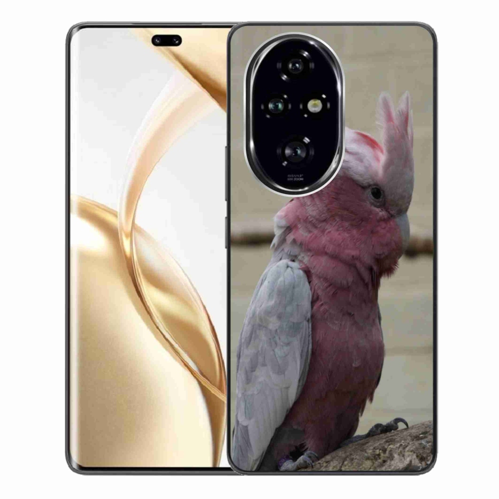 Gélový kryt mmCase na Honor 200 Pre 5G - papagáj kakadu ružový