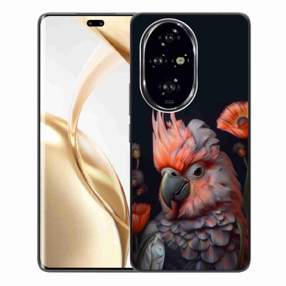 Gélový kryt mmCase na Honor 200 Pre 5G - papagáj kakadu vo farbách
