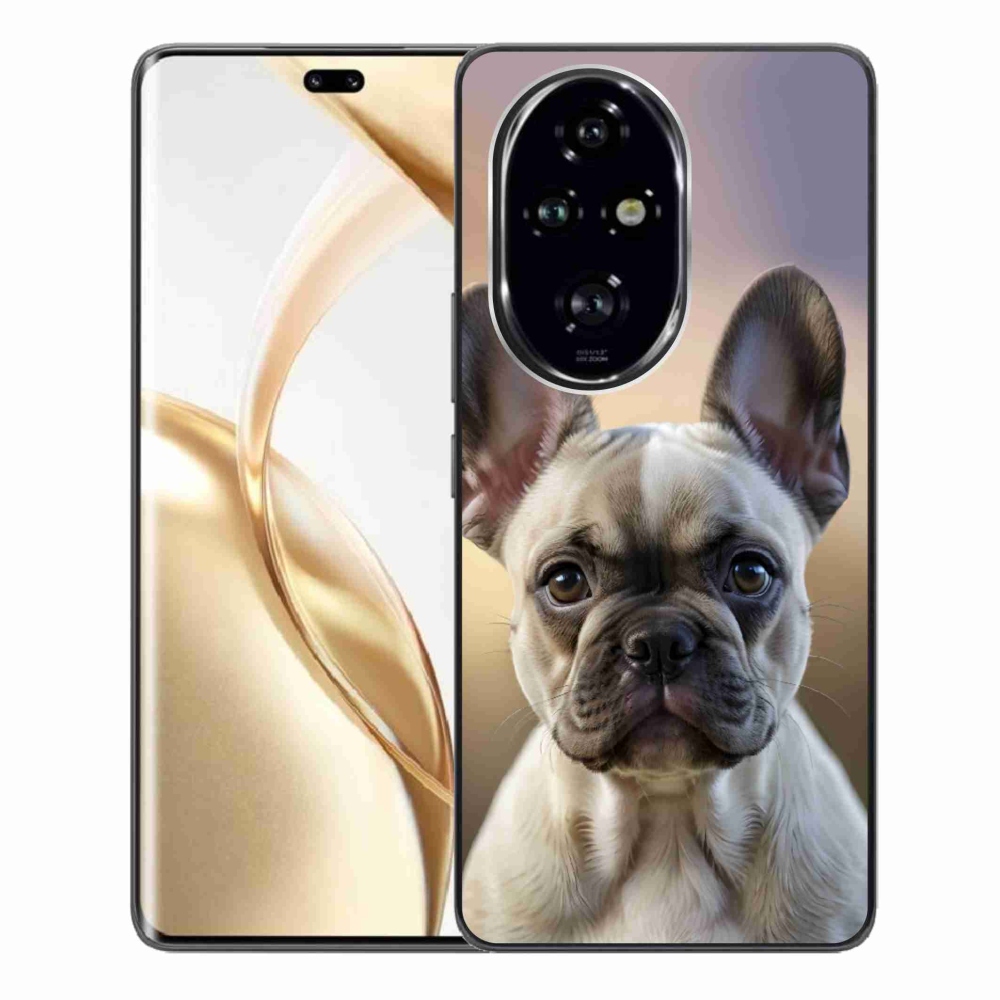 Gélový kryt mmCase na Honor 200 Pro 5G - roztomilý francúzsky buldoček