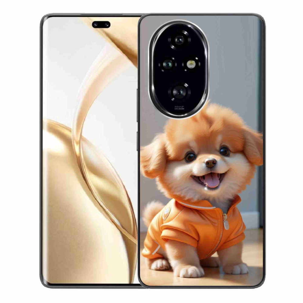 Gélový kryt mmCase na Honor 200 Pre 5G - roztomilý pomeranian v mikine