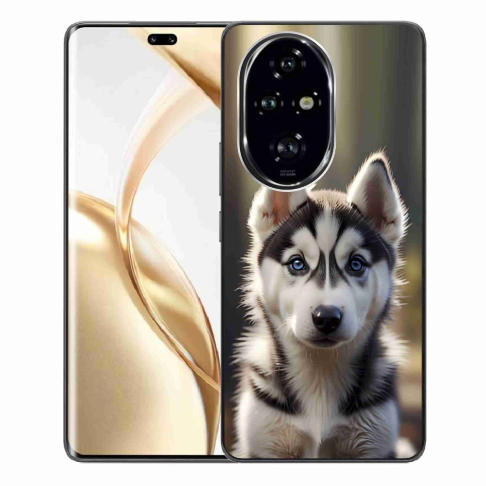 Gélový kryt mmCase na Honor 200 Pro 5G - roztomilý sibírsky husky