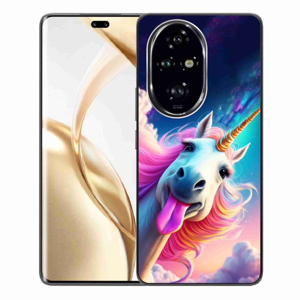 Gélový kryt mmCase na Honor 200 Pro 5G - šialený jednorožec