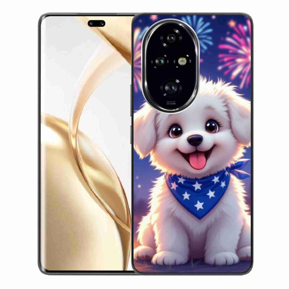 Gélový kryt mmCase na Honor 200 Pre 5G - slávnostné šteňa