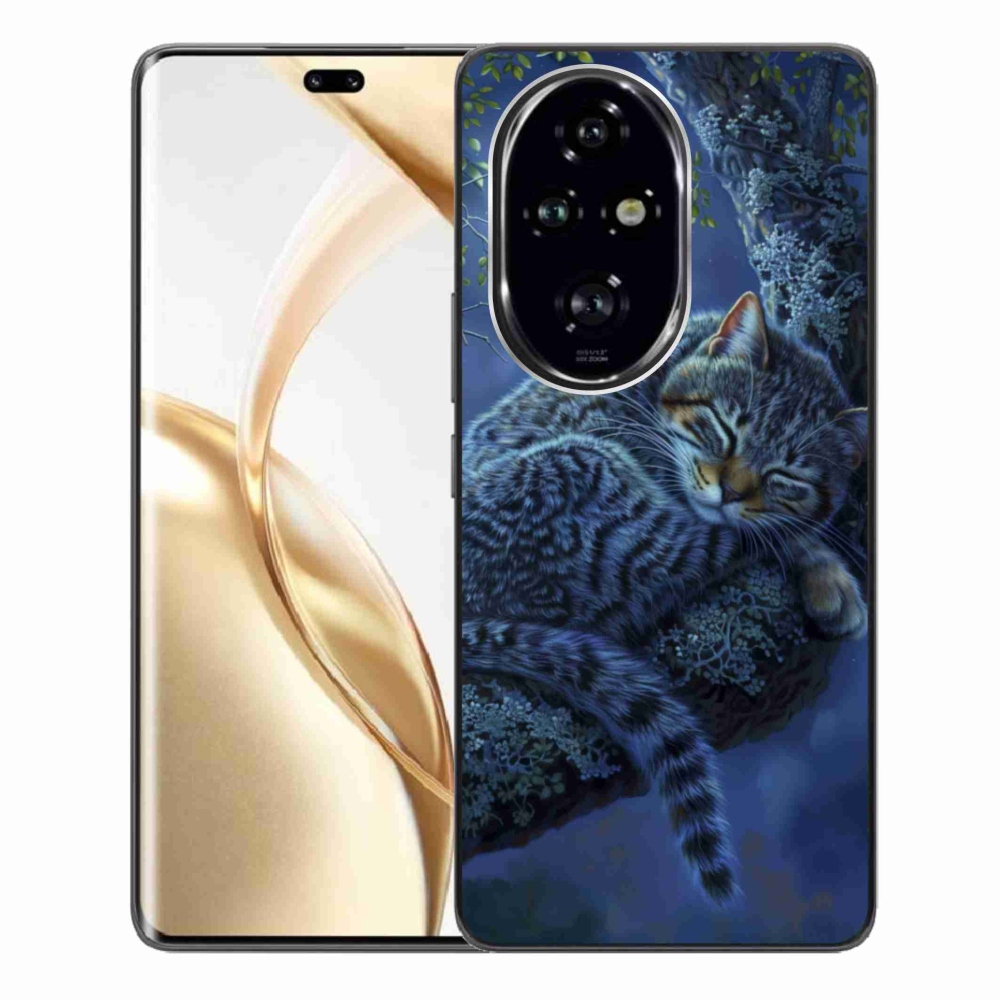 Gélový kryt mmCase na Honor 200 Pro 5G - spiaca mačka