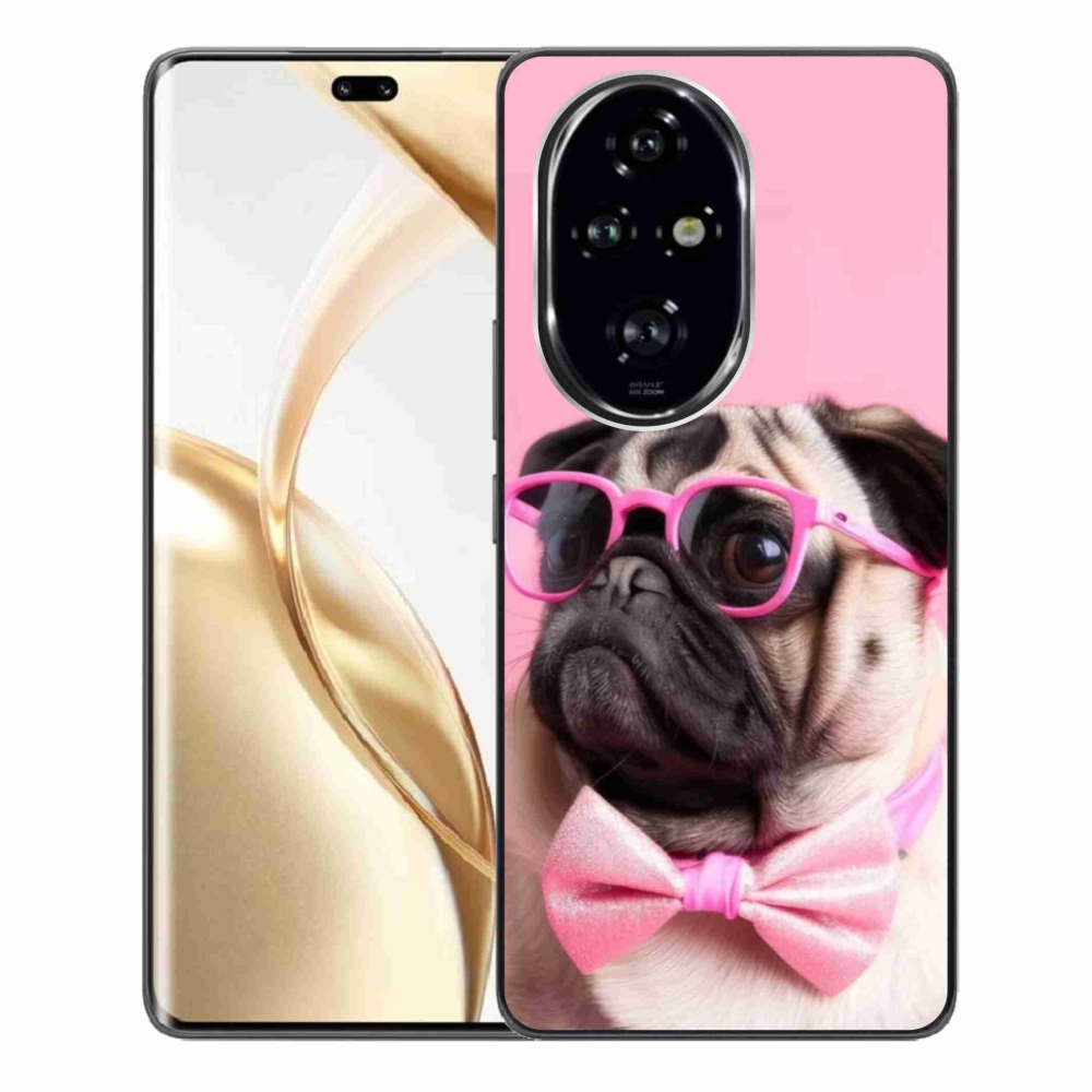 Gélový kryt mmCase na Honor 200 Pro 5G - štýlový mops