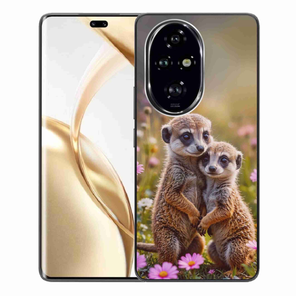 Gélový kryt mmCase na Honor 200 Pre 5G - surikatí duo