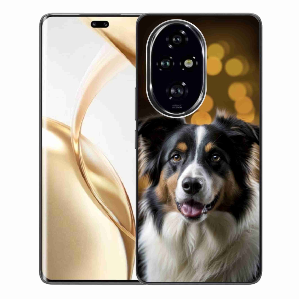 Gélový kryt mmCase na Honor 200 Pro 5G - usmievavý austrálsky ovčiak