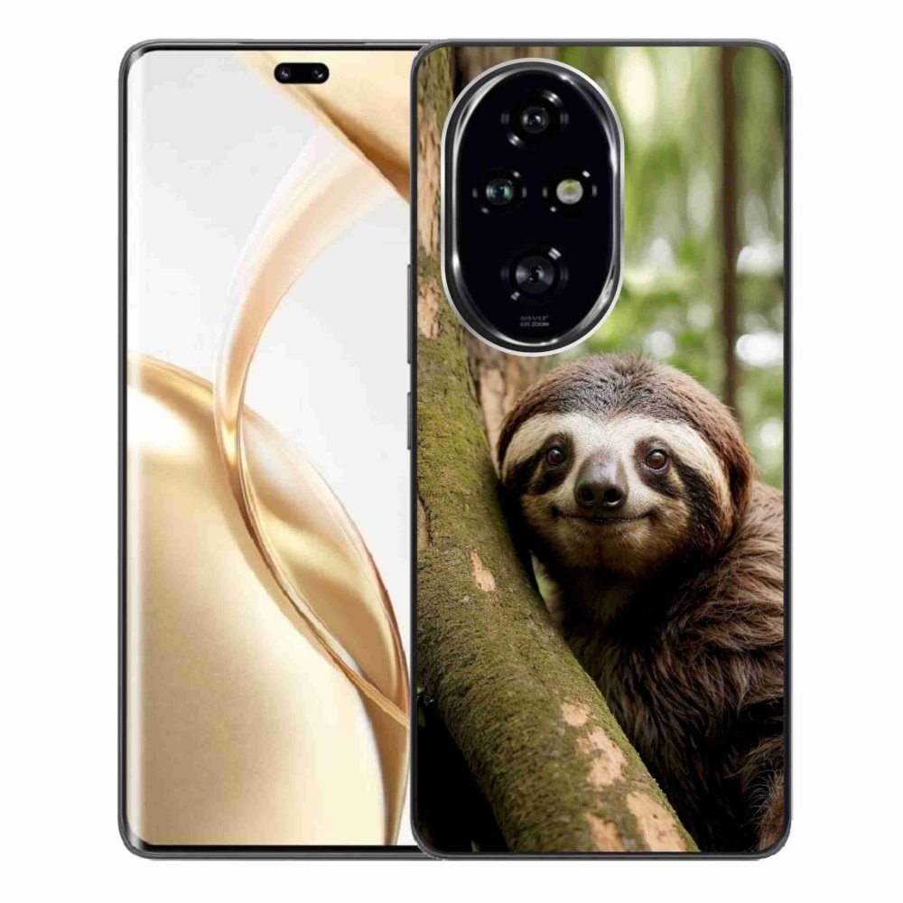 Gélový kryt mmCase na Honor 200 Pre 5G - usmievavý leňochod
