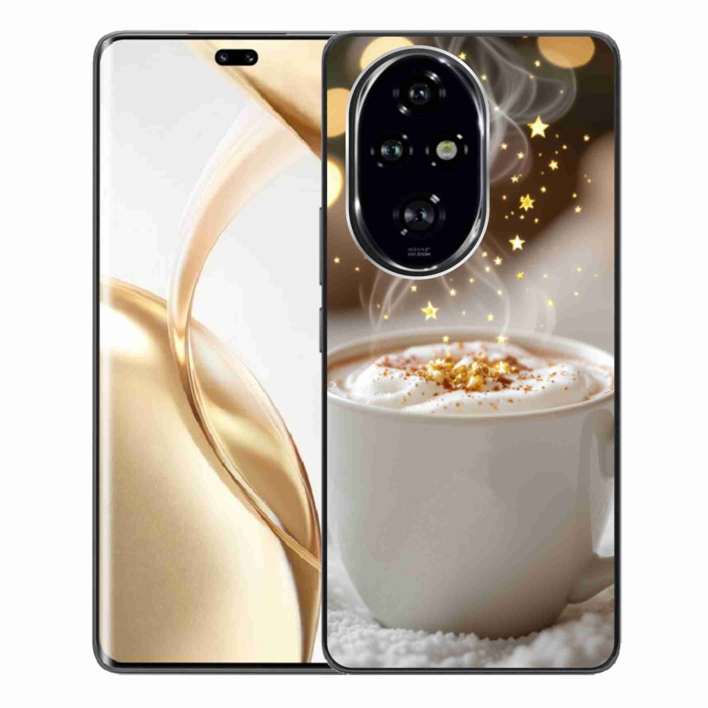 Gélový kryt mmCase na Honor 200 Pre 5G - vianočný horúci nápoj