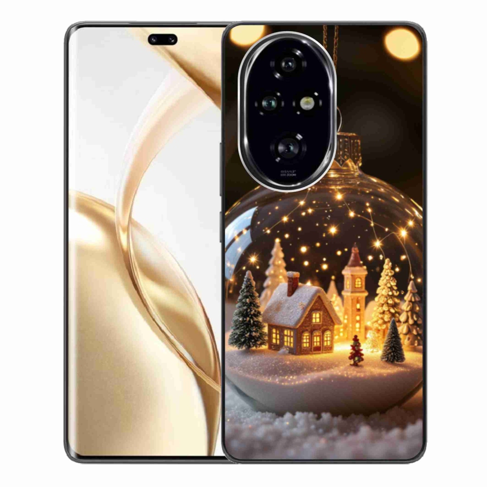 Gélový kryt mmCase na Honor 200 Pre 5G - vianočné gule 3