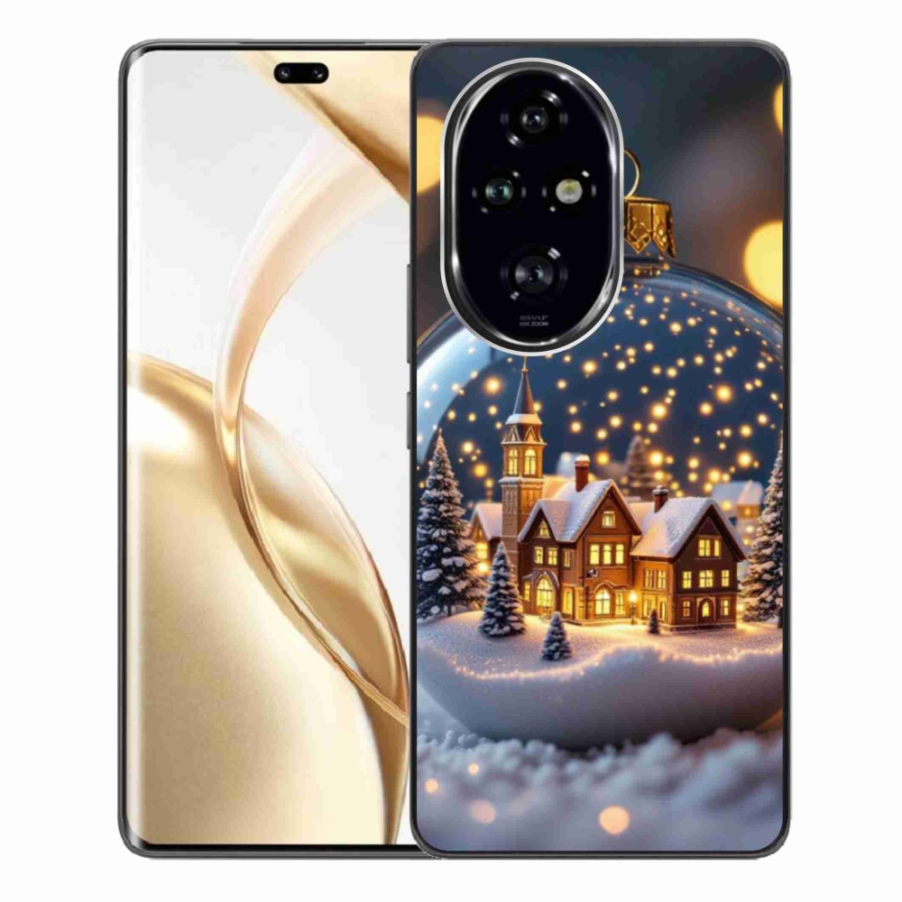 Gélový kryt mmCase na Honor 200 Pre 5G - vianočné gule 4
