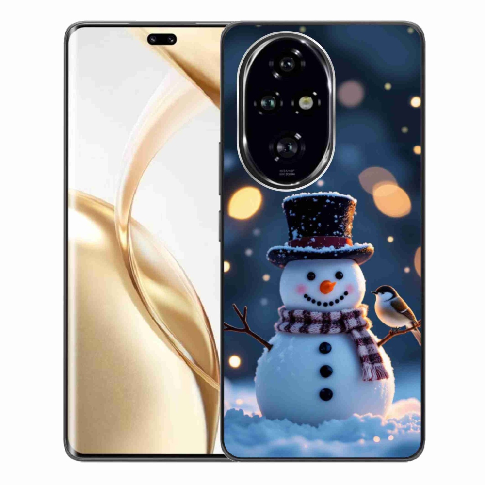Gélový kryt mmCase na Honor 200 Pre 5G - vianočný snehuliak