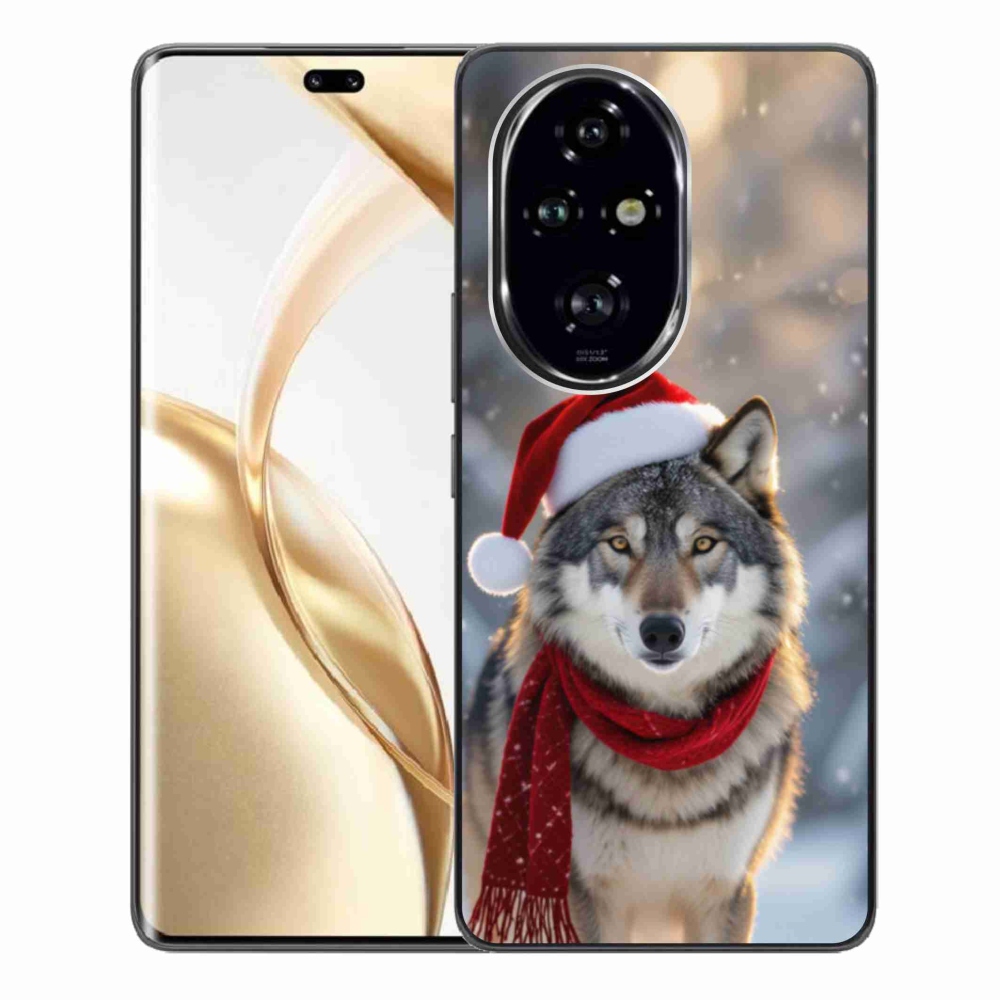 Gélový kryt mmCase na Honor 200 Pre 5G - vianočný vlk