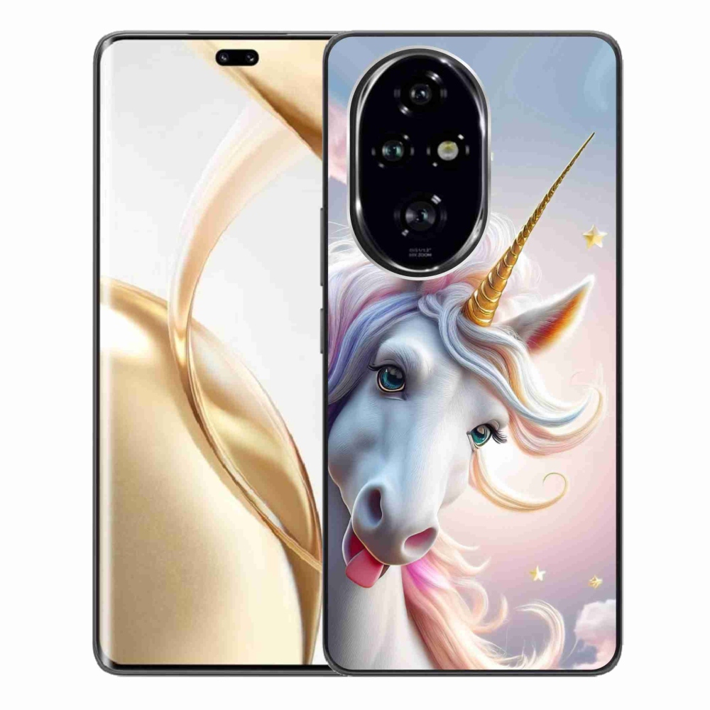Gélový kryt mmCase na Honor 200 Pre 5G - veselý jednorožec