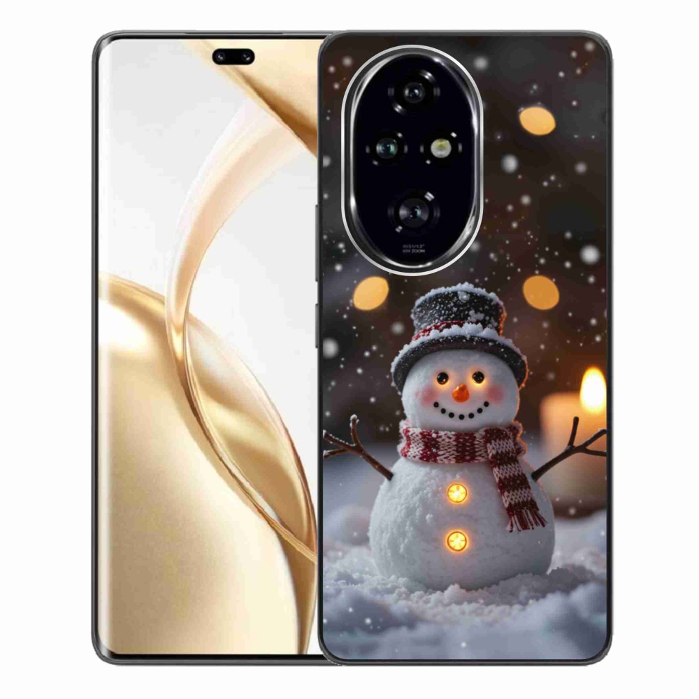 Gélový kryt mmCase na Honor 200 Pro 5G - veselý snehuliak