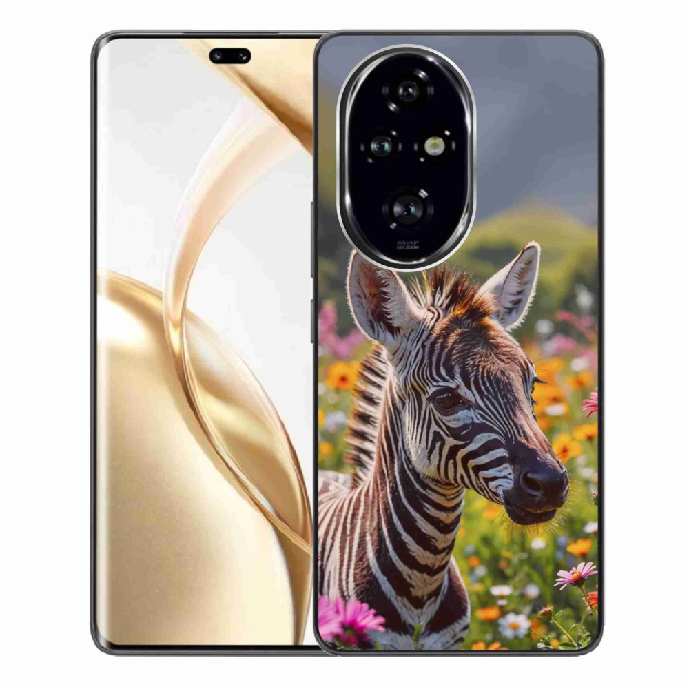 Gélový kryt mmCase na Honor 200 Pro 5G - zebra na lúke