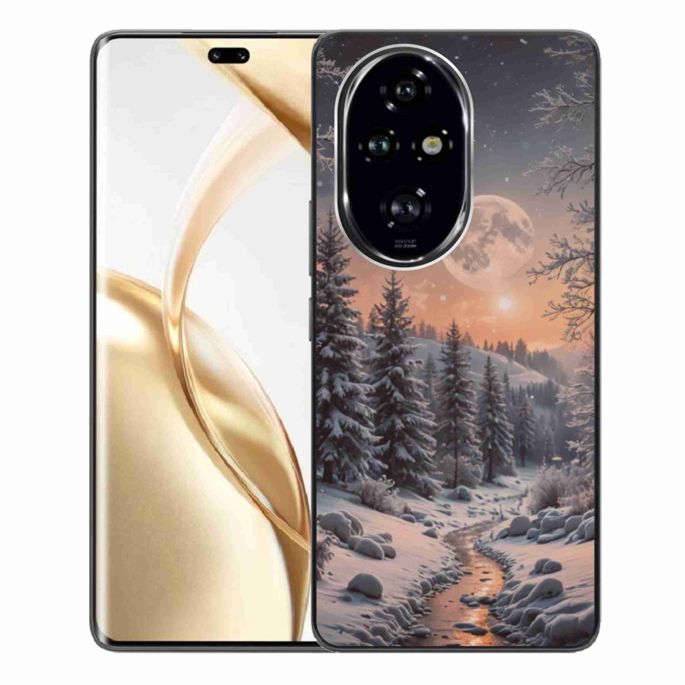 Gélový kryt mmCase na Honor 200 Pre 5G - zimná krajina 2
