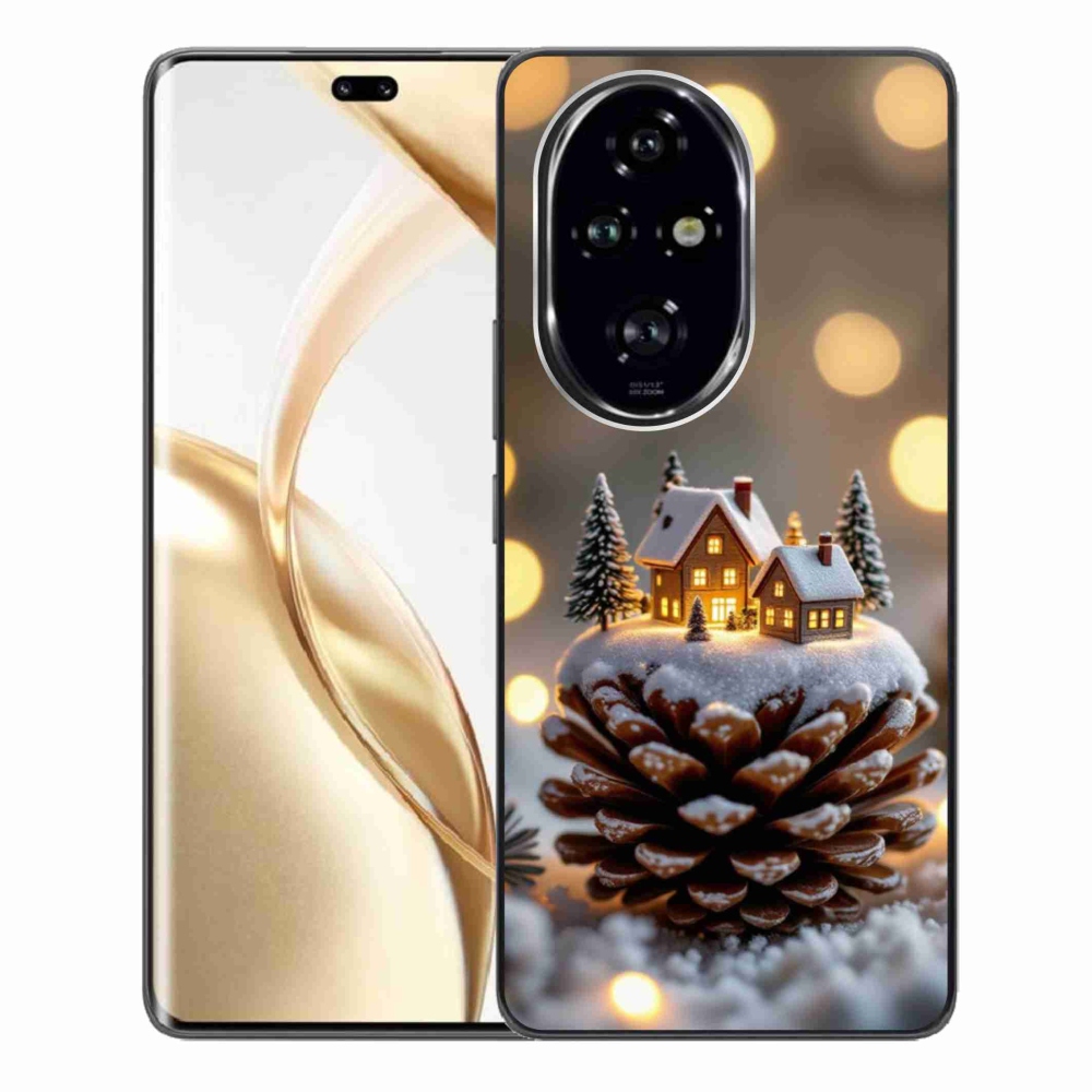 Gélový kryt mmCase na Honor 200 Pre 5G - zimná dedinka