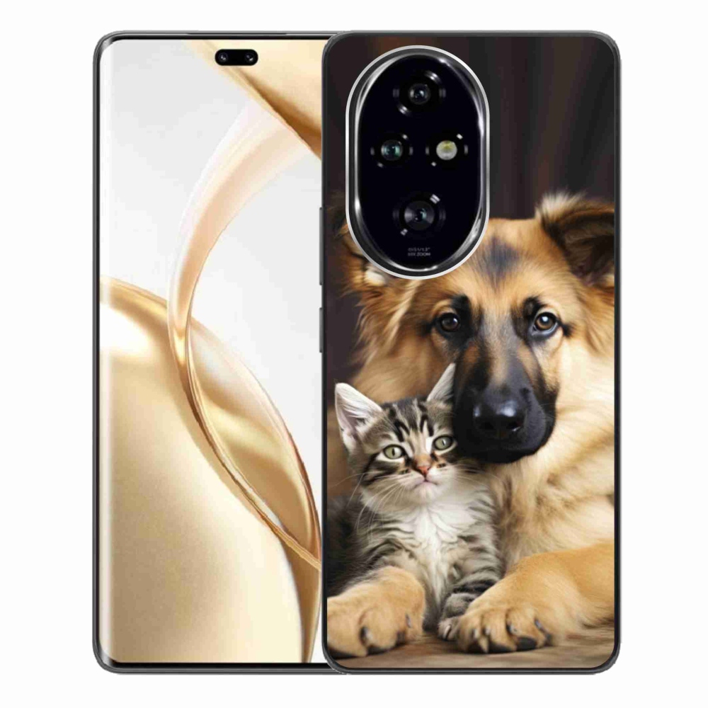 Gélový kryt mmCase na Honor 200 Pre 5G - zvieracie priateľstvo