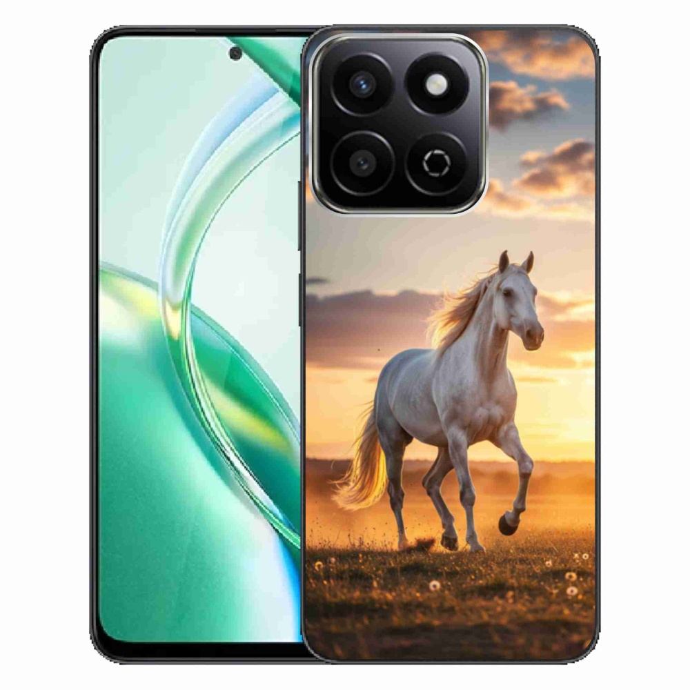 Gélový kryt mmCase na Honor 200 Smart 5G - bežiaci biely kôň 2