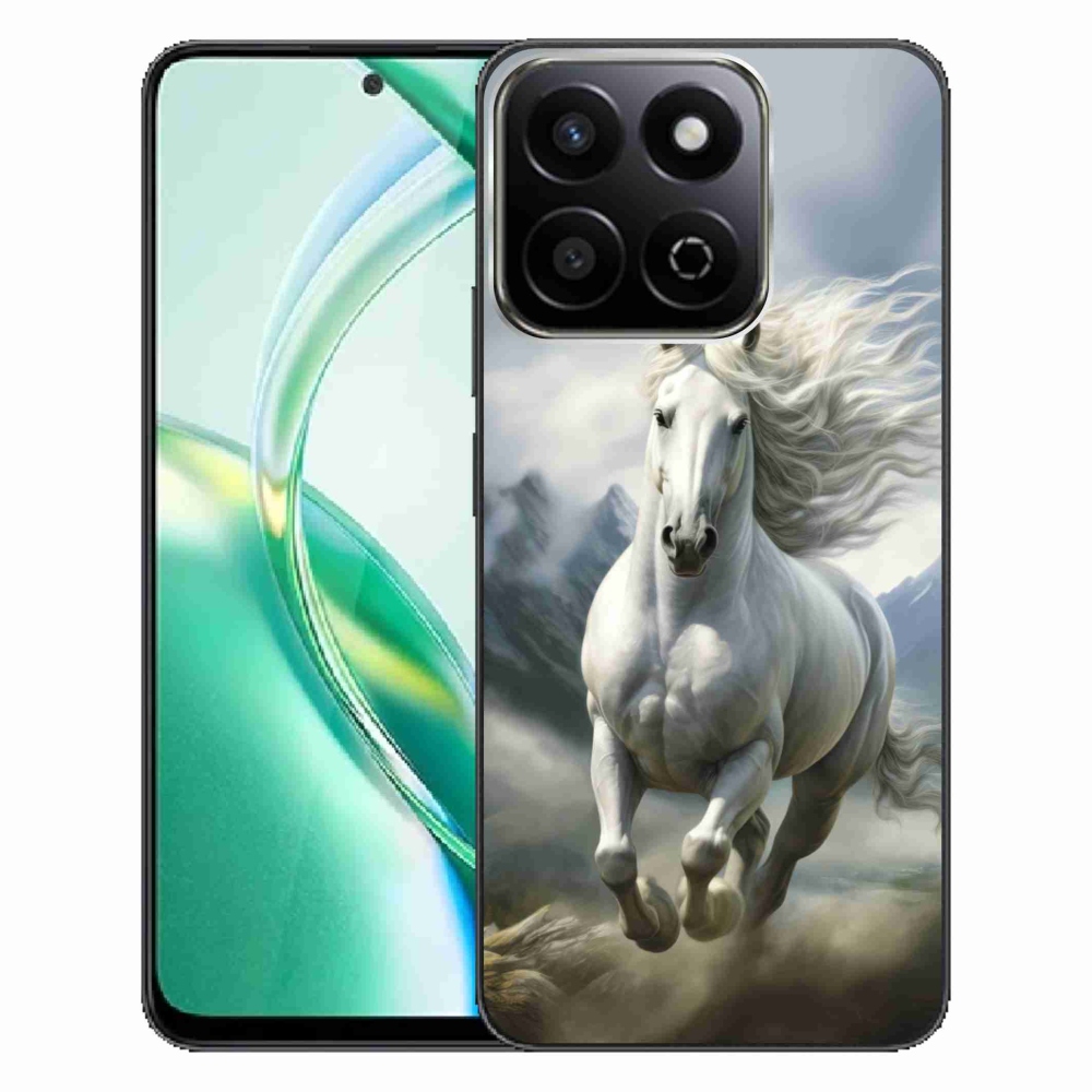 Gélový kryt mmCase na Honor 200 Smart 5G - bežiaci biely kôň 3