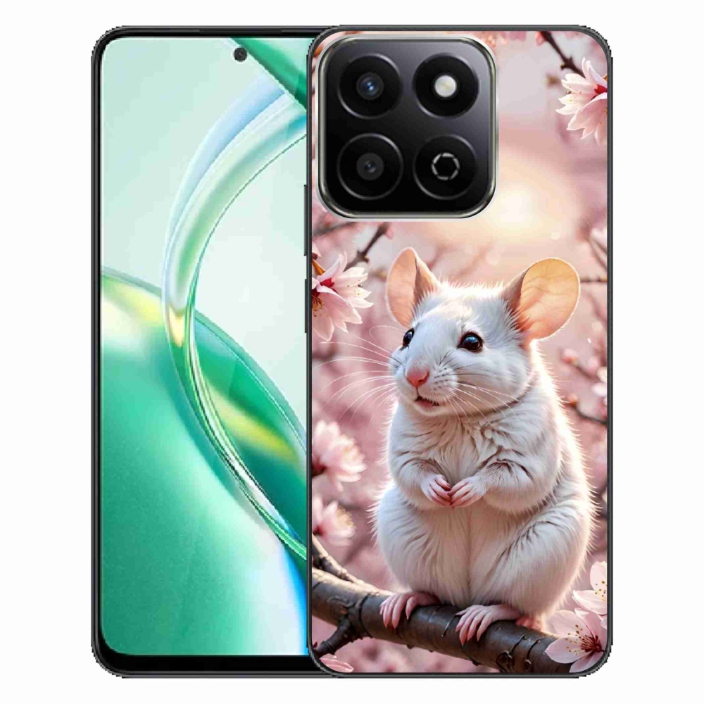 Gélový kryt mmCase na Honor 200 Smart 5G - biela myš na vetve