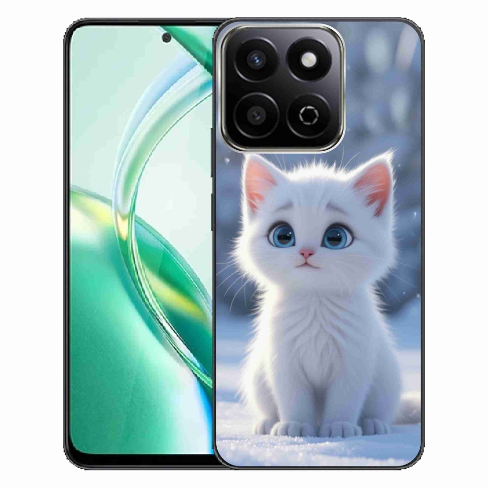 Gélový kryt mmCase na Honor 200 Smart 5G - biele mačiatko 3