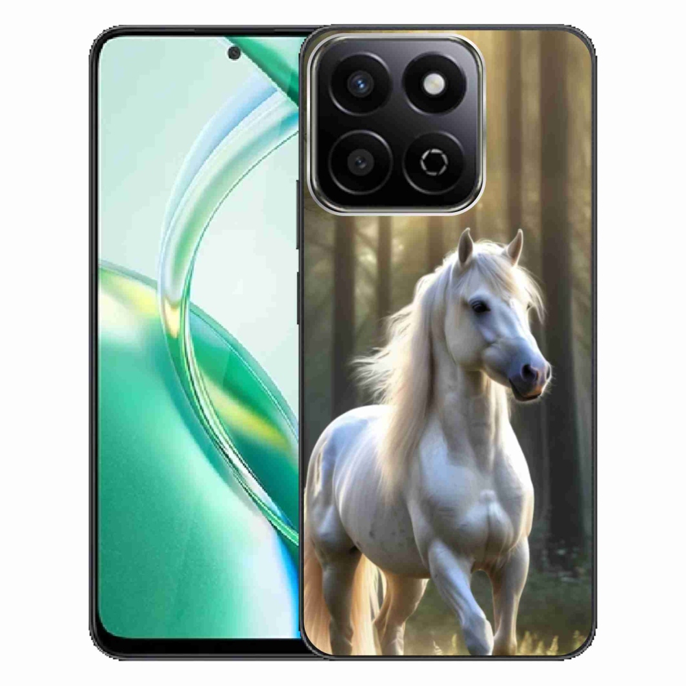 Gélový kryt mmCase na Honor 200 Smart 5G - biely kôň 3