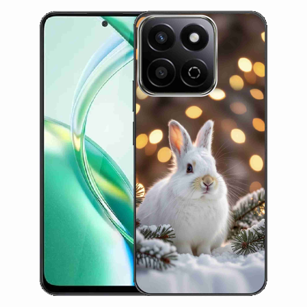 Gélový kryt mmCase na Honor 200 Smart 5G - biely zajac