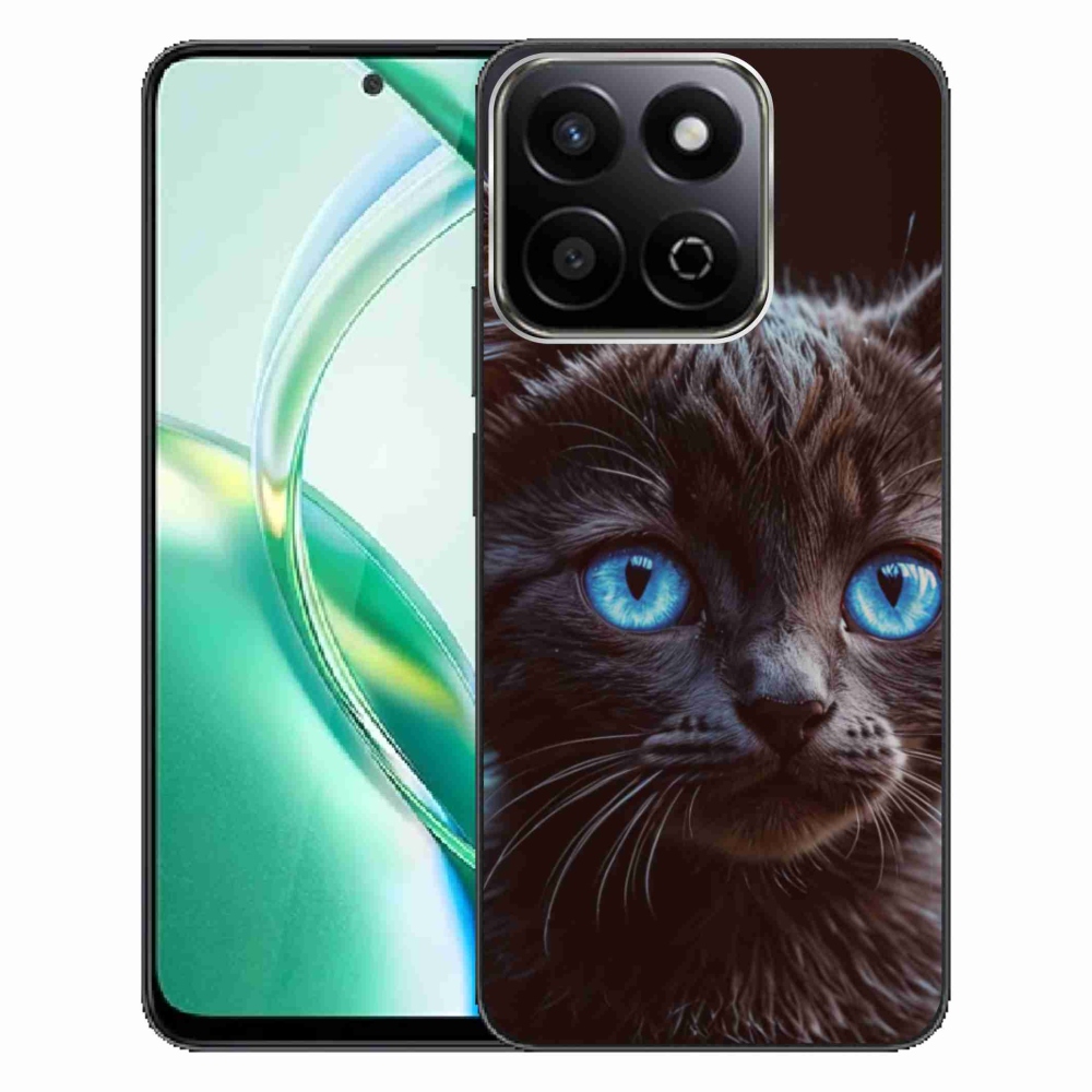 Gélový kryt mmCase na Honor 200 Smart 5G - čierne mačiatko 2