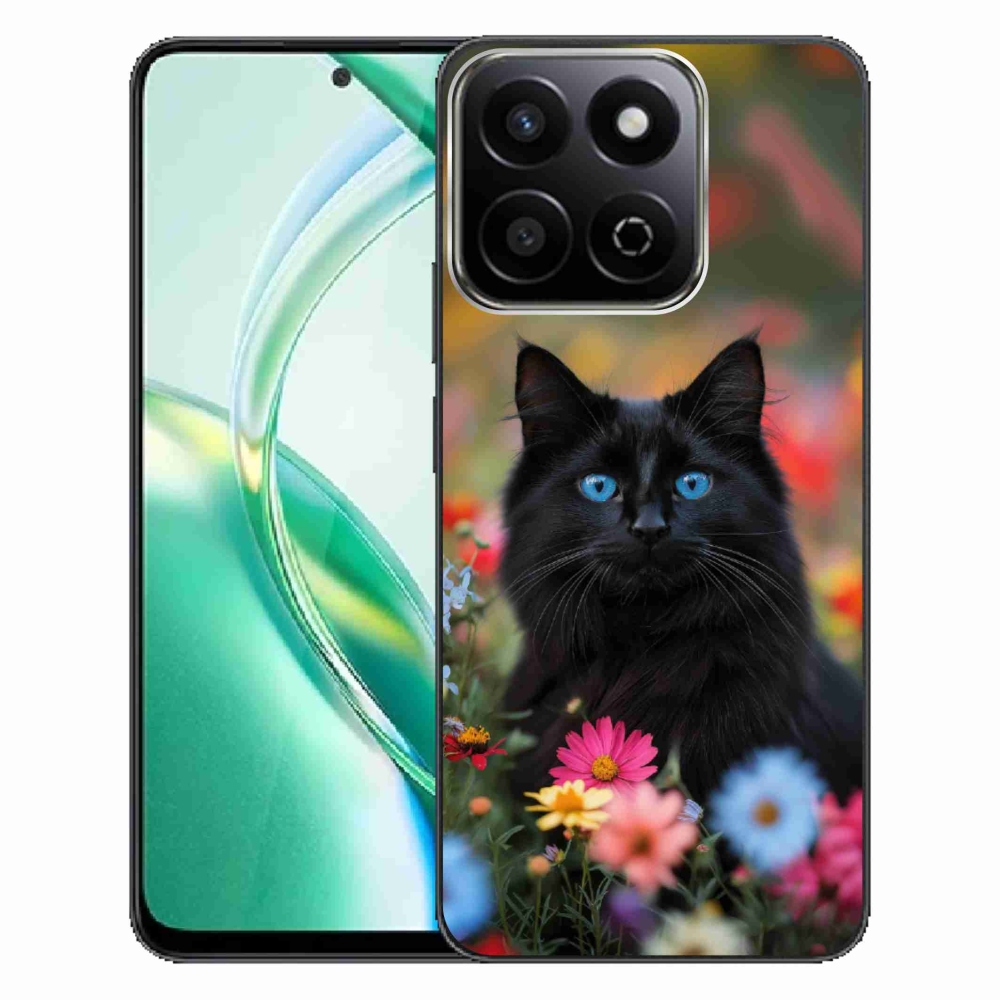 Gélový kryt mmCase na Honor 200 Smart 5G - čierne mačiatko 4
