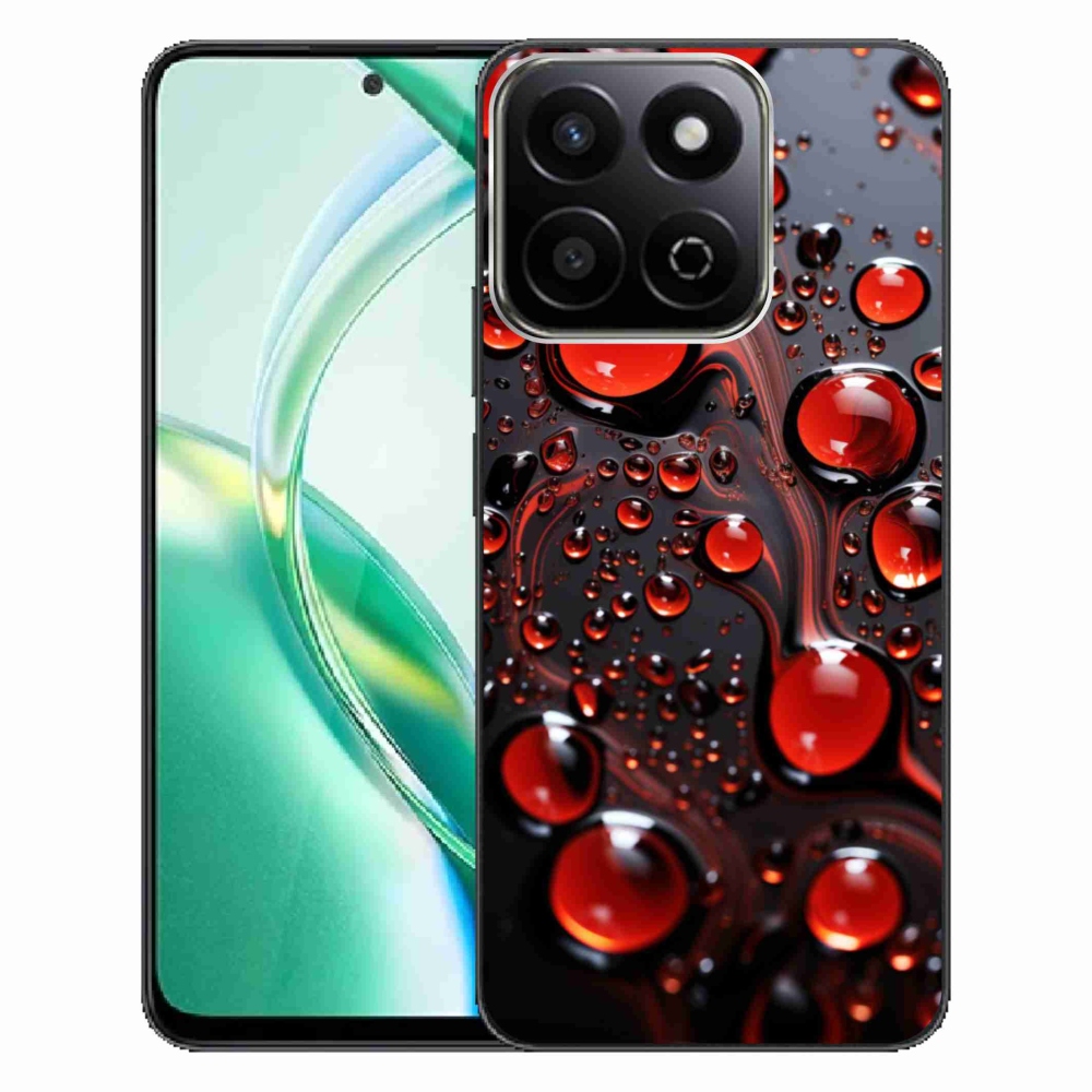 Gélový kryt mmCase na Honor 200 Smart 5G - červené kvapky 2