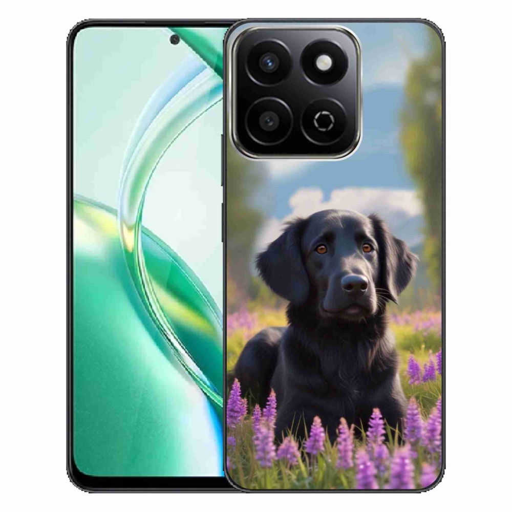 Gélový kryt mmCase na Honor 200 Smart 5G - elegantný čierny retriever