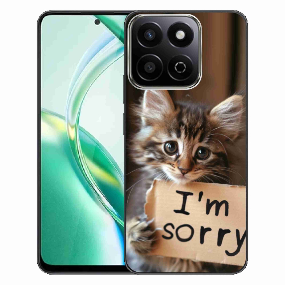 Gélový kryt mmCase na Honor 200 Smart 5G - mačacie ospravedlnenie