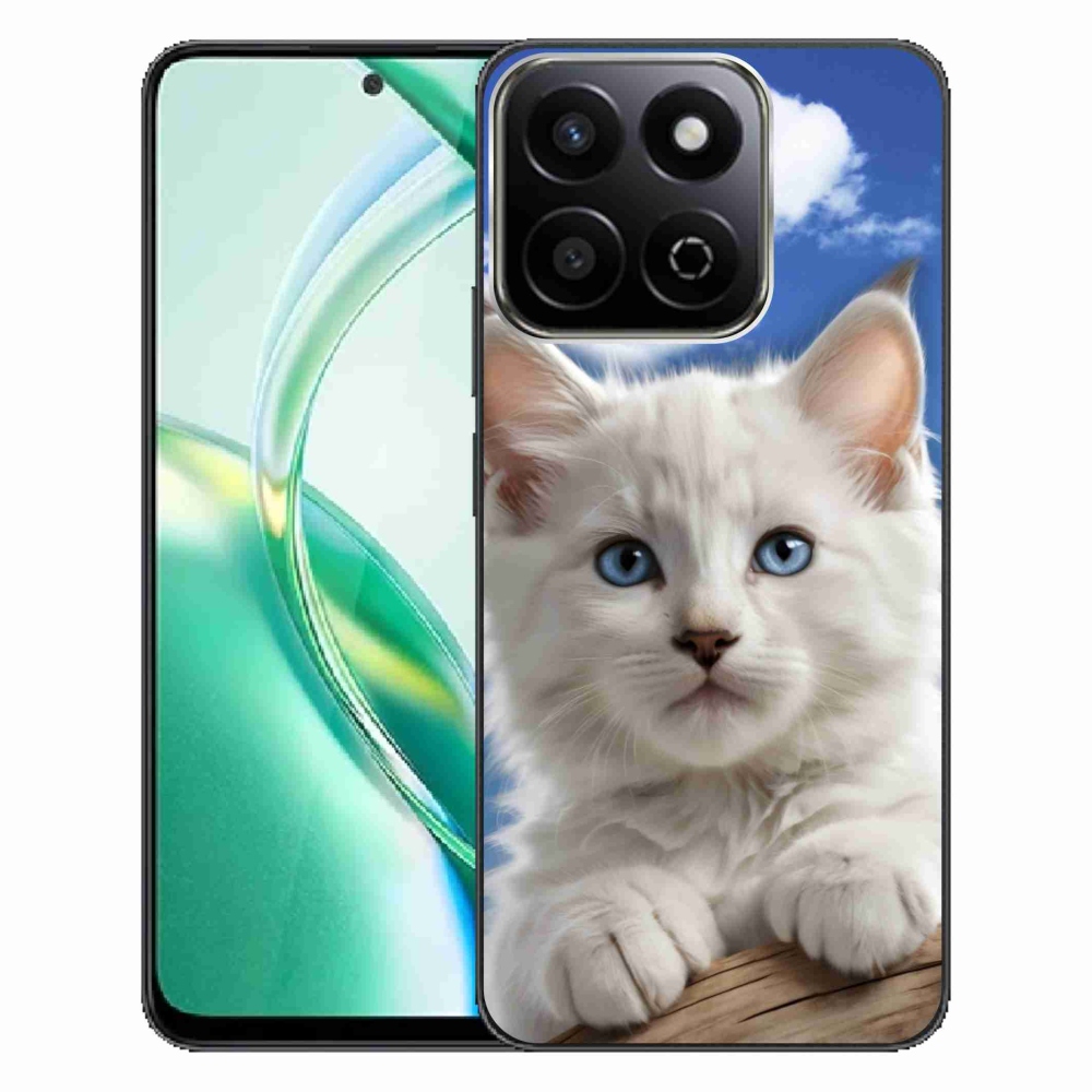 Gélový kryt mmCase na Honor 200 Smart 5G - mačiatko a oblaky