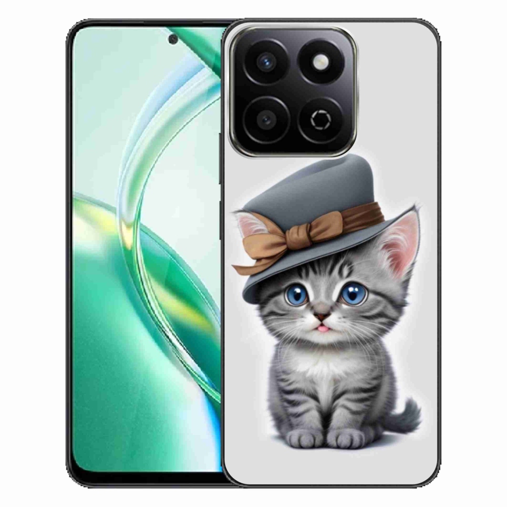 Gélový kryt mmCase na Honor 200 Smart 5G - mačiatko s klobúkom