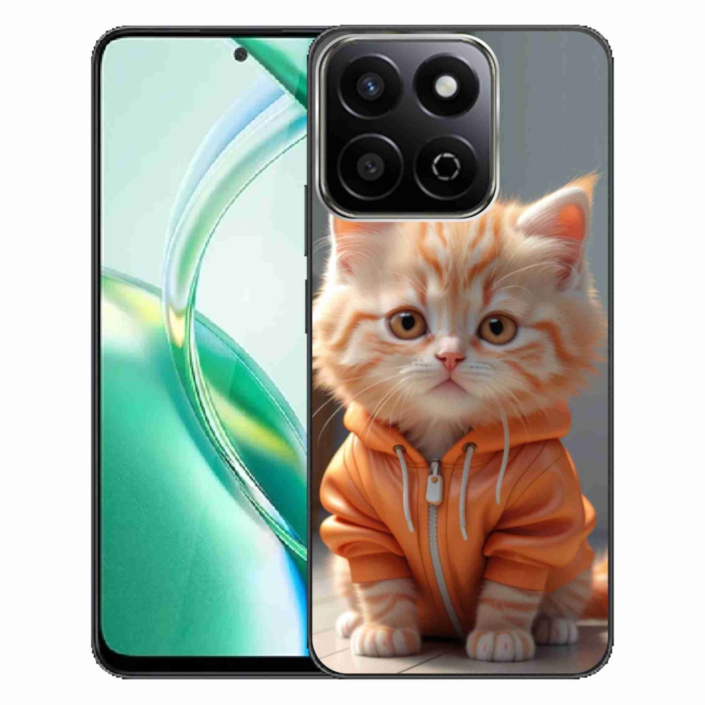 Gélový kryt mmCase na Honor 200 Smart 5G - mačiatko v mikine