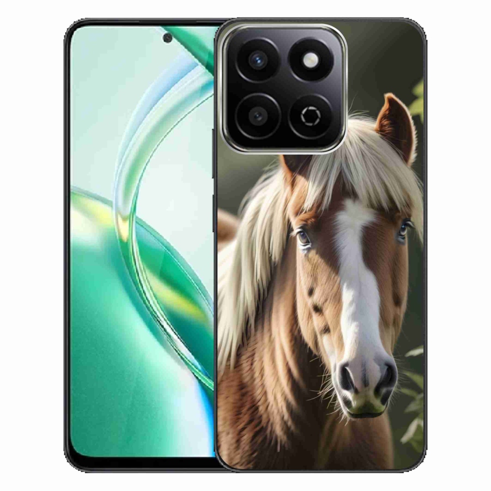 Gélový kryt mmCase na Honor 200 Smart 5G - kôň so svetlou hrivou