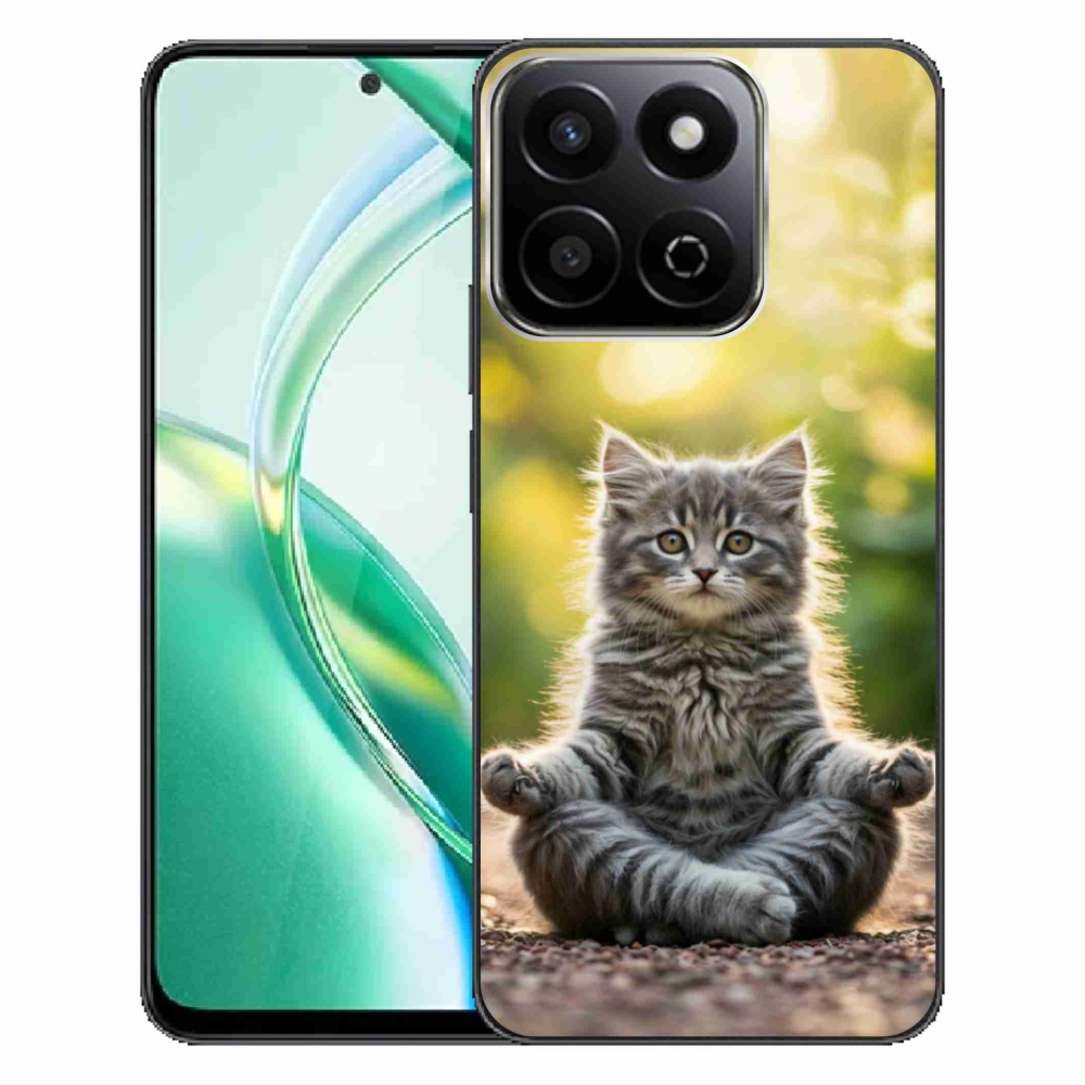 Gélový kryt mmCase na Honor 200 Smart 5G - meditujúce mačiatko
