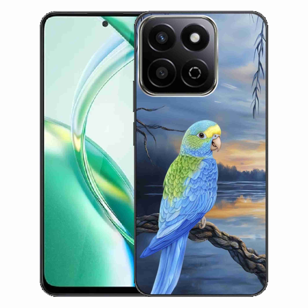 Gélový kryt mmCase na Honor 200 Smart 5G - modrý papagáj