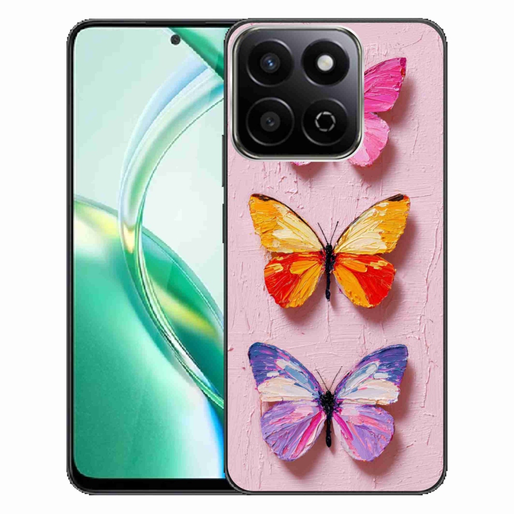 Gélový kryt mmCase na Honor 200 Smart 5G - motýlia trojica