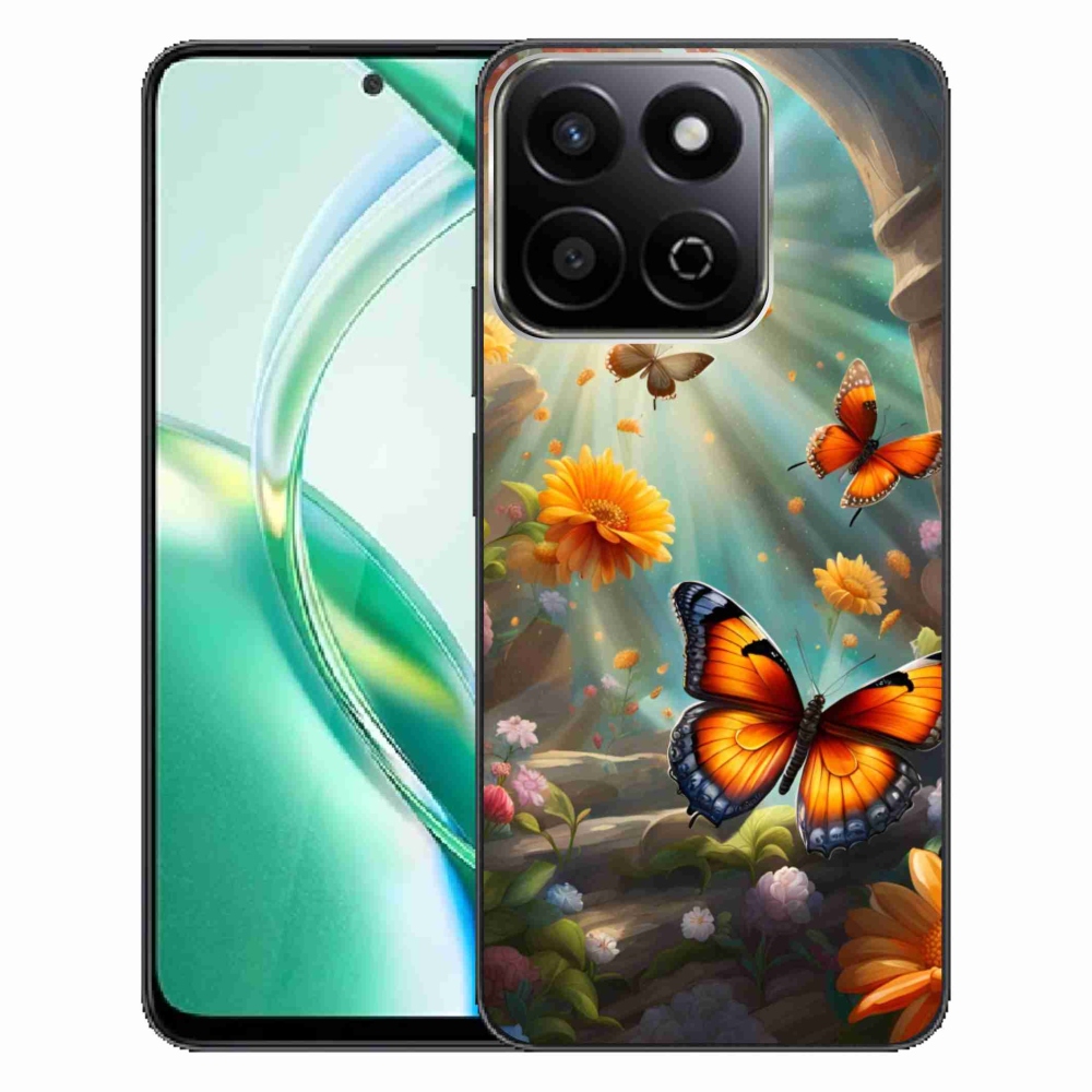 Gélový kryt mmCase na Honor 200 Smart 5G - motýlia záhrada 2