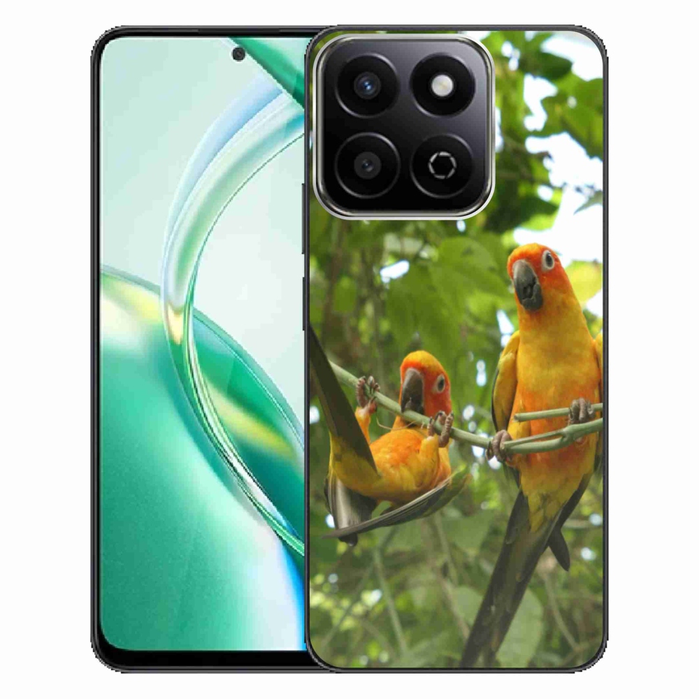 Gélový kryt mmCase na Honor 200 Smart 5G - papagáje aratingy