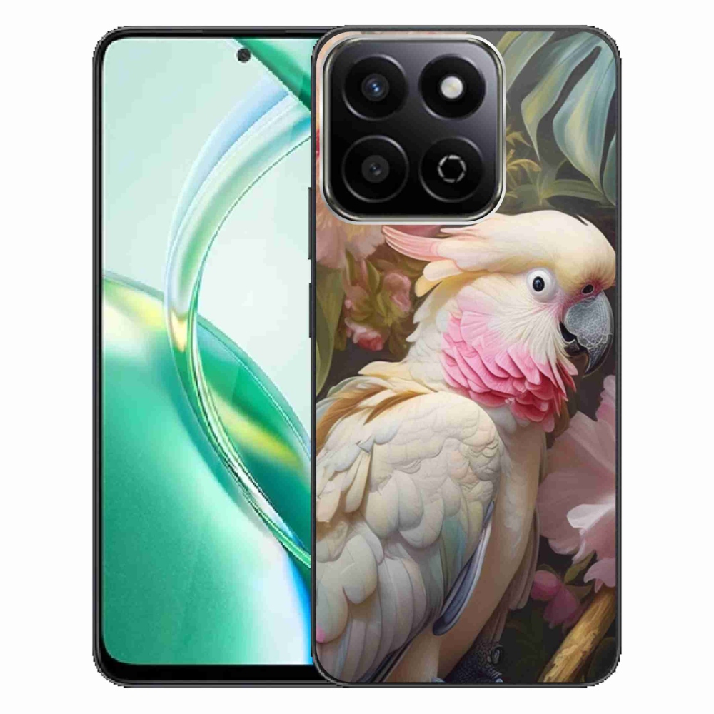 Gélový kryt mmCase na Honor 200 Smart 5G - papagáj kakadu ružový 2