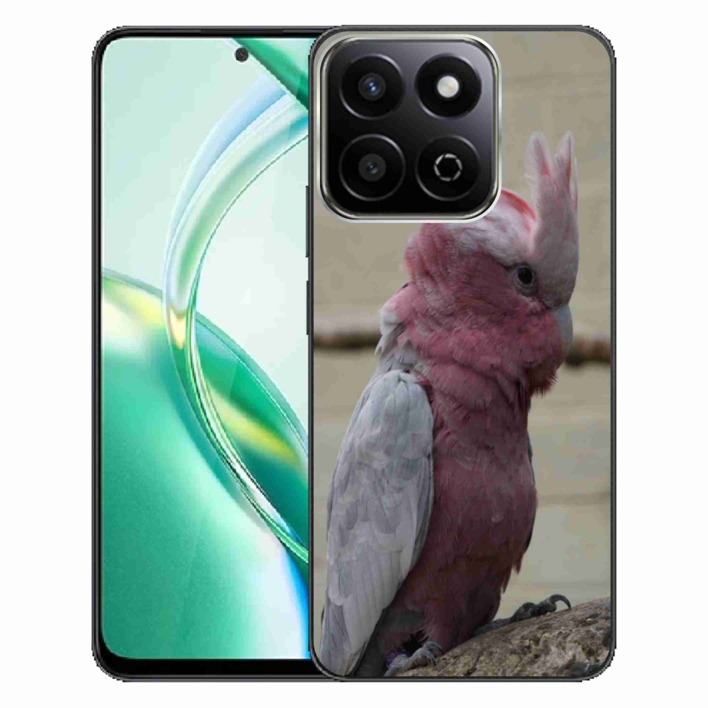 Gélový kryt mmCase na Honor 200 Smart 5G - papagáj kakadu ružový